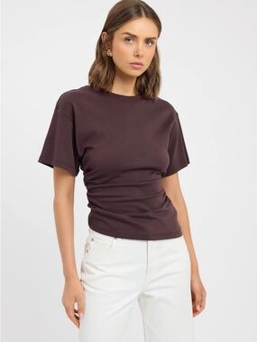 NWT KOOKAÏ Nova Tee in Dark Chocolate  - 36